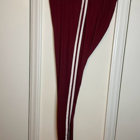 Burgundy Striped Legging XL - Picture 5 of 5